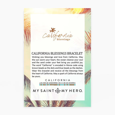 My Saint My Hero California Blessing Bracelet