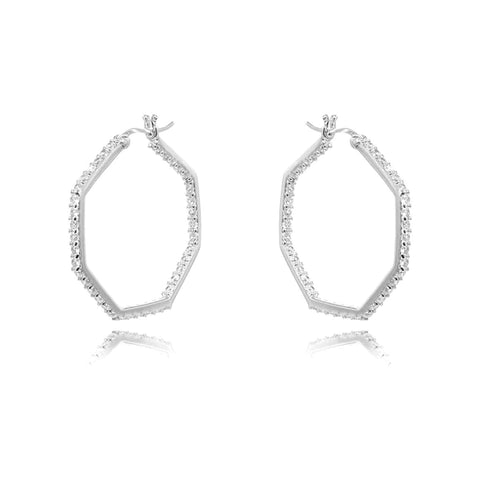 Danny Newfeld Inside/Outside Octagon Earrings