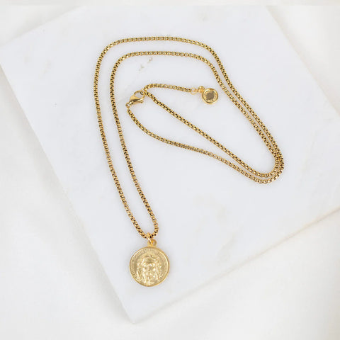 My Saint My Hero Seek Him Necklace