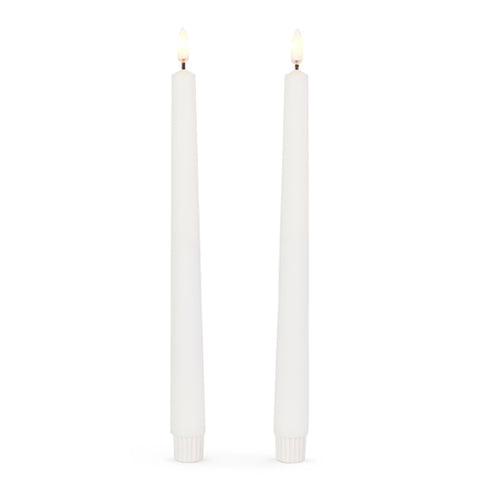 Set of 2 Taper Flameless Candles w/ Remote for Just Jill