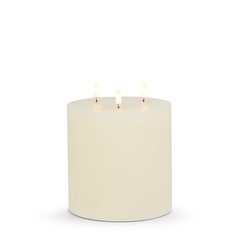 Ivory 6"x 6" Triple Wick Pillar Candle for Just Jill