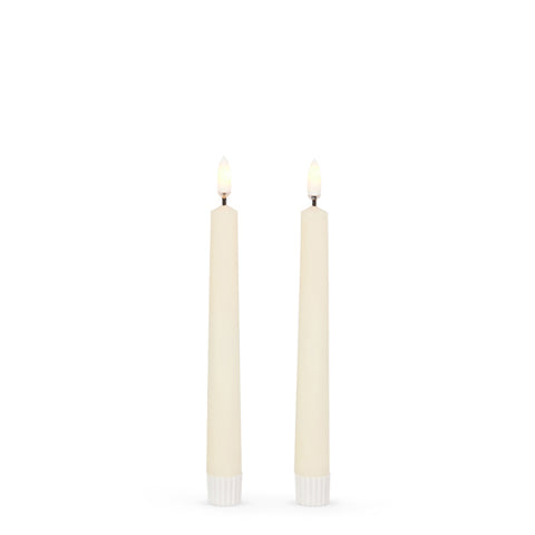 Set of 2 Taper Flameless Candles w/ Remote for Just Jill