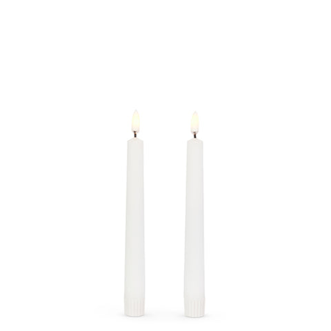Set of 2 Taper Flameless Candles w/ Remote for Just Jill