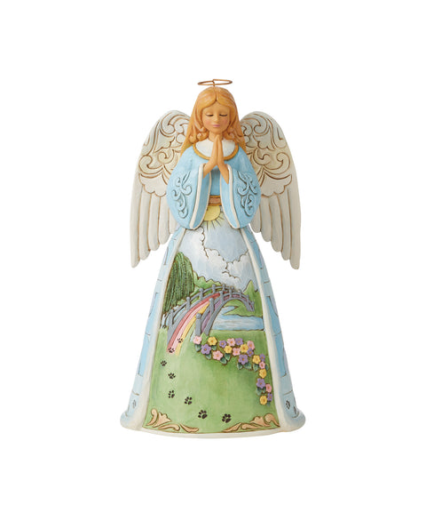 Jim Shore Rainbow Bridge Angel Figure
