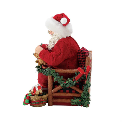 Possible Dreams Yappy Holidays Santa Figurine