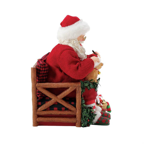 Possible Dreams Yappy Holidays Santa Figurine
