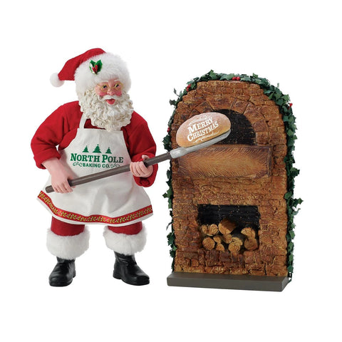 Possible Dreams North Pole Bakery Santa Figurine