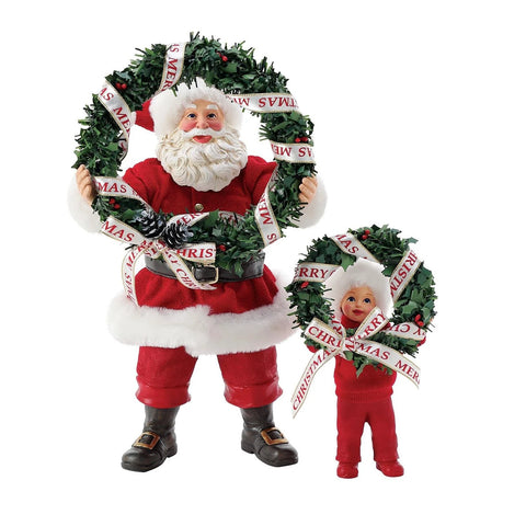 Possible Dreams Merry Merry Santa Figurine
