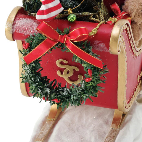 Possible Dreams Snowy Sleighride Santa Figurine