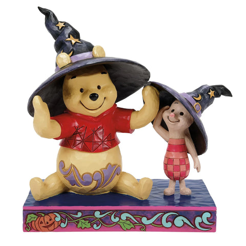 Jim Shore Pooh and Piglet Witch Hats