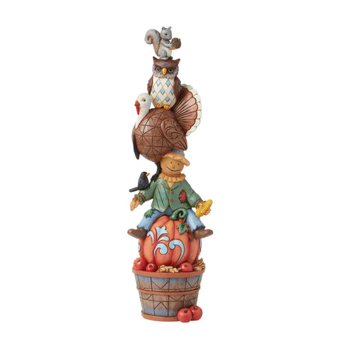 Jim Shore Harvest Critter Stack Figurine