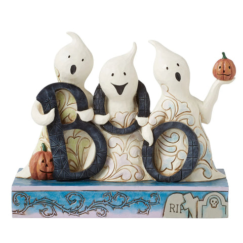 Jim Shore Ghost with Boo Figurine