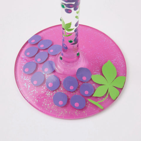 Lolita Life is Better with Wine Hand Painted Wine Glass