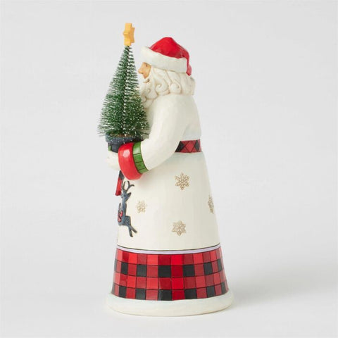 Jim Shore Highland Glen Santa with Sisal Figurine