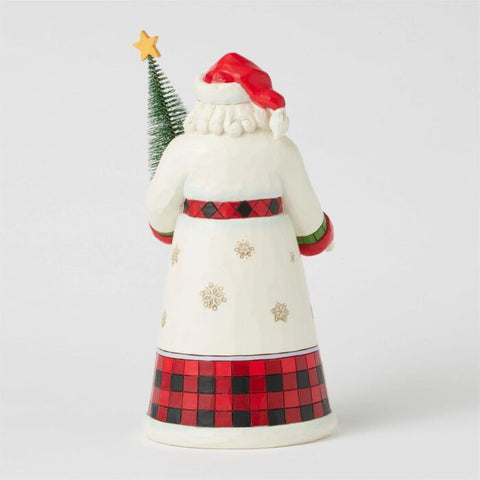 Jim Shore Highland Glen Santa with Sisal Figurine
