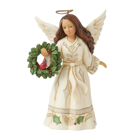 Jim Shore Woodland Angel with Cardinal Figurine