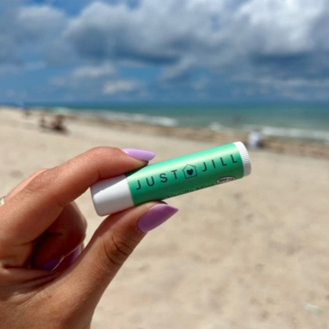 Just Jill & Mad Gab's Set of 3 Vanilla Mint SPF 15 Lip Balms