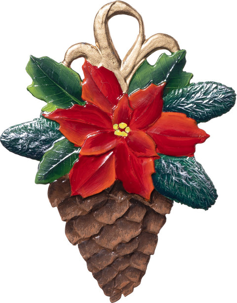 Christmas Pine Cone Hand Painted German Ornament
