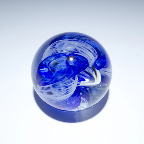 Epiphany Studios Hand-Blown Glass Circle of Life Paperweight