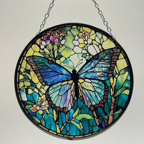 Butterfly Glass Suncatcher for Just Jill