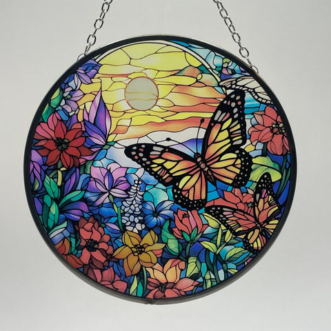 Butterfly Glass Suncatcher for Just Jill
