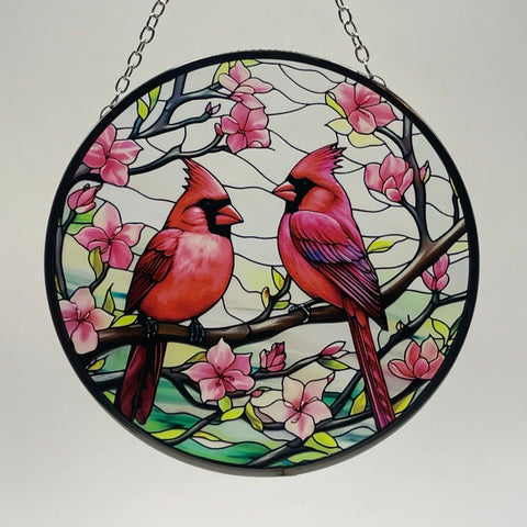 Bird Glass Suncatcher for Just Jill