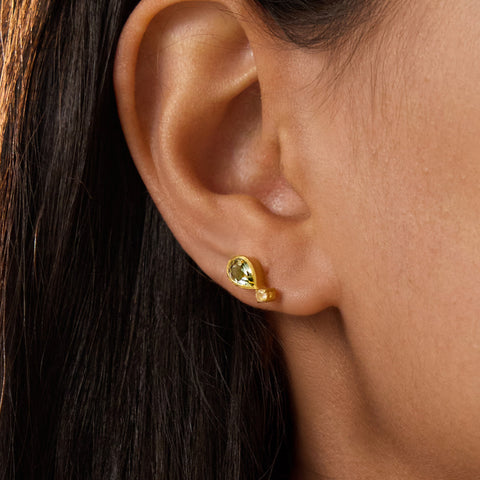 Satya True Self Green Amethyst Earrings