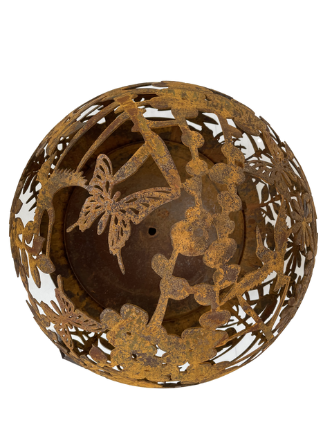 Esschert Designs Large Garden Pattern Fire Sphere