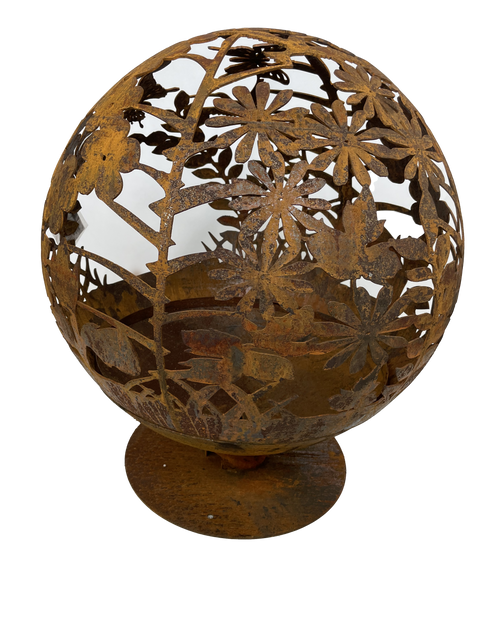 Esschert Designs Large Garden Pattern Fire Sphere