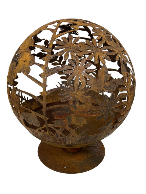 Esschert Designs Extra Large Garden Pattern Fire Sphere
