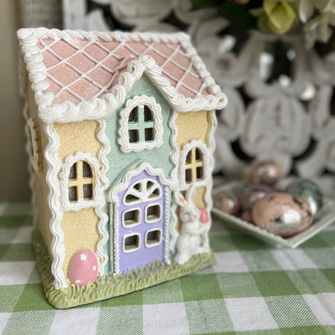 Decorative Easter House for Just Jill