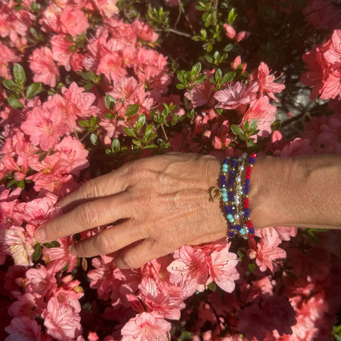 PowerBeads by jen Set of 3 Beaded Bracelets