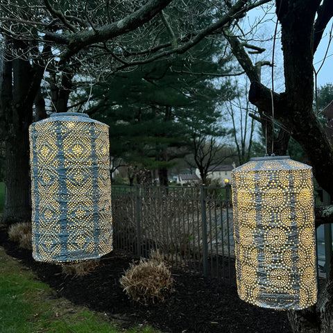 New Edition LUMIZ Battery Powered LED Outdoor Cylinder Lantern