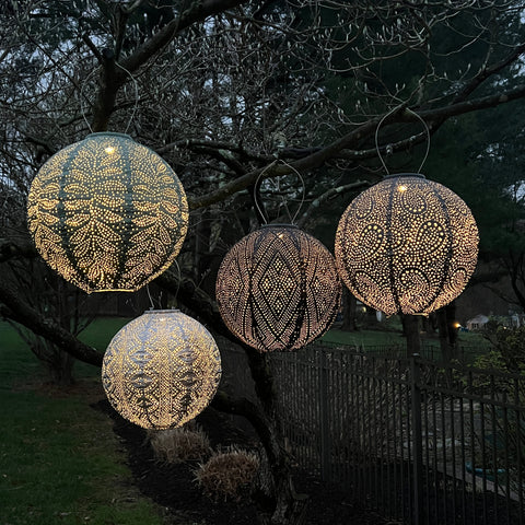 New Edition LUMIZ Battery Powered LED Medium Round Battery Powered Lantern