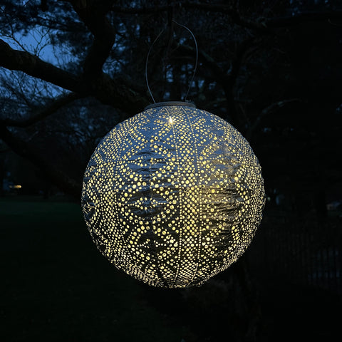 New Edition LUMIZ Battery Powered LED Medium Round Battery Powered Lantern