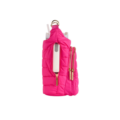 WanderFull Bright Pink HydroBag® Handle™ with Pink and Cream Strap