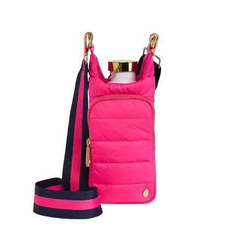 WanderFull New Pink with Pink/Navy Striped Strap Hydrobag
