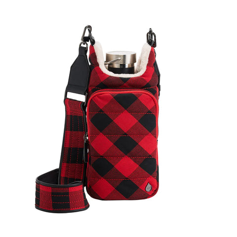 WanderFull Red Buffalo Plaid With Sherpa HydroBag®- Limited Edition