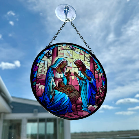 Christmas Motif Suncatchers for Just Jill