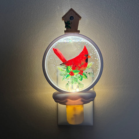 Cardinal Shimmer Night Light for Just Jill-BOGO OFFER