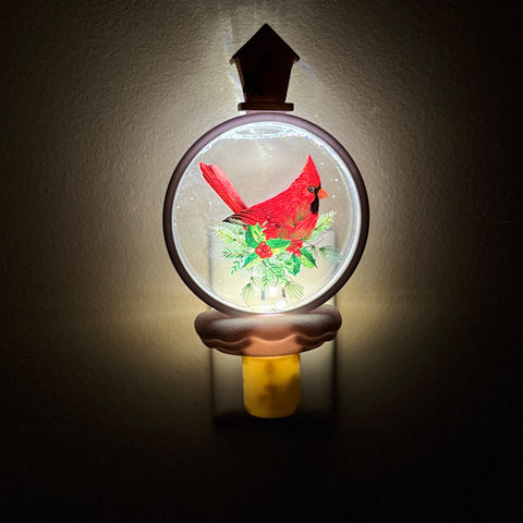 Cardinal Shimmer Night Light for Just Jill-BOGO OFFER