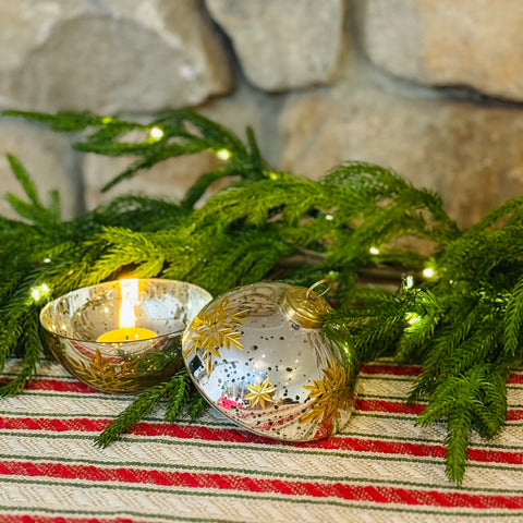 Holiday Etched Container w/ Lid for Just Jill