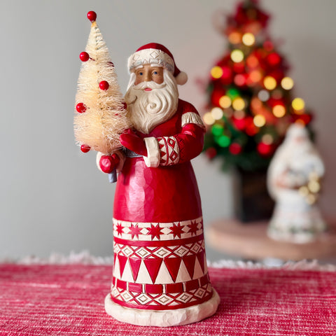 Jim Shore Nordic Noel Santa Sisal Tree