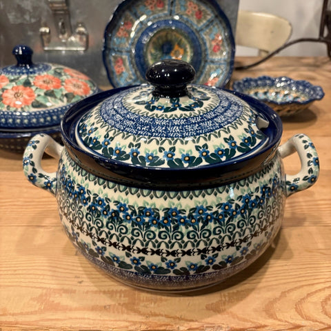Polish Pottery Signature Soup Tureen