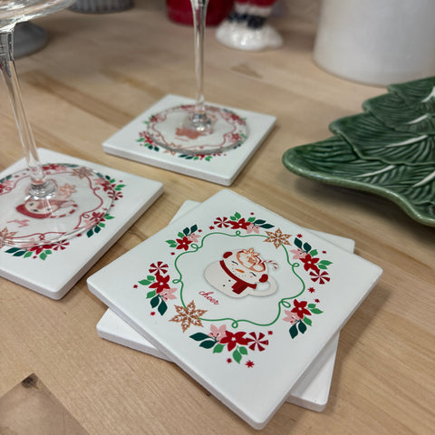 Whimsical Holiday Coasters for Just Jill