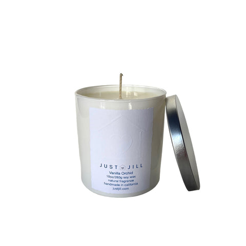 Just Jill Scented Candles-Sea Salt and Orchid and Vanilla Orchid (2 pack)