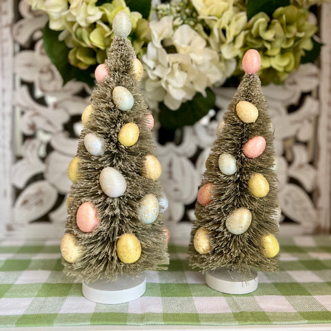 Set of 2 Sugared Egg Trees for Just Jill