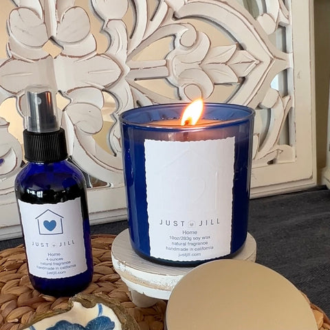 Just Jill Signature "Home" Candle and Room Spray Set