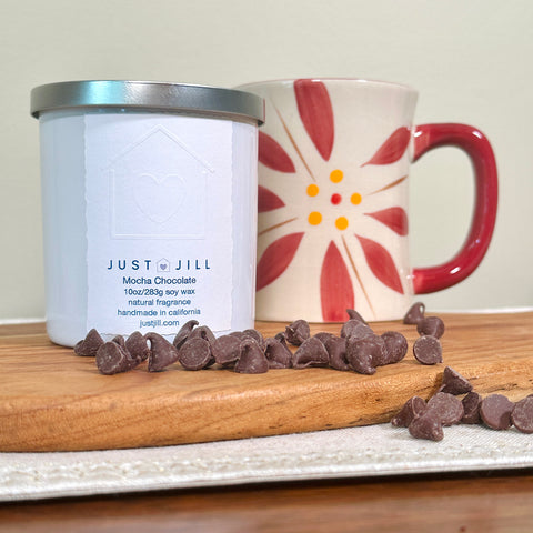 Just Jill Scented Candles-Chocolate Mocha (2 pack)