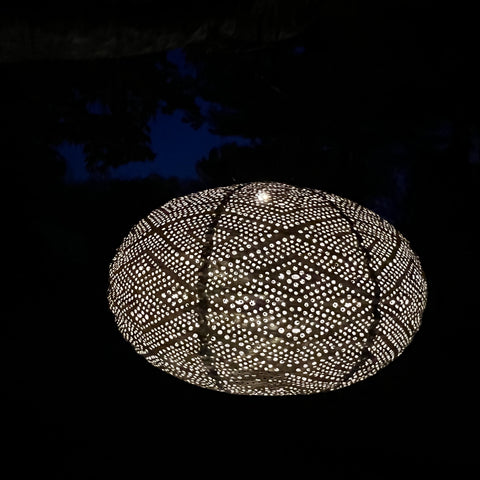LUMIZ Battery Powered LED Oval Lantern